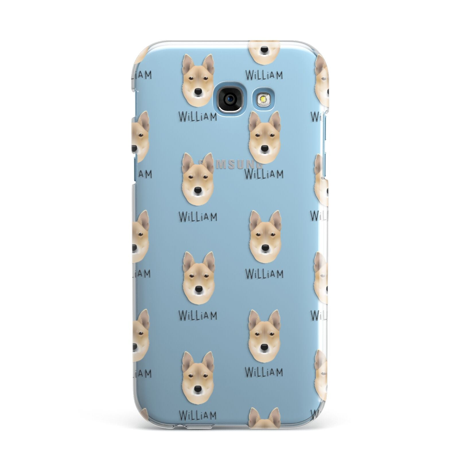 Korean Jindo Icon with Name Samsung Galaxy A7 2017 Case