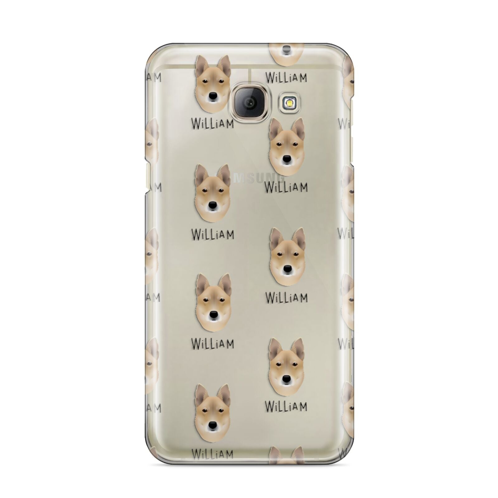 Korean Jindo Icon with Name Samsung Galaxy A8 2016 Case