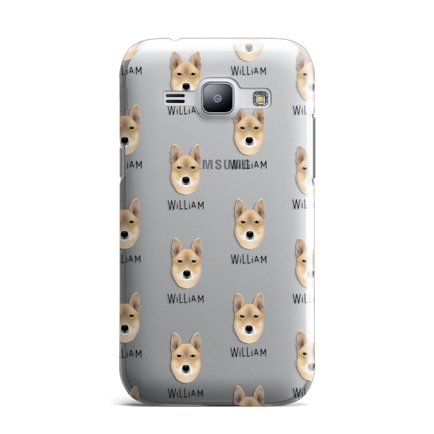 Korean Jindo Icon with Name Samsung Galaxy J1 2015 Case