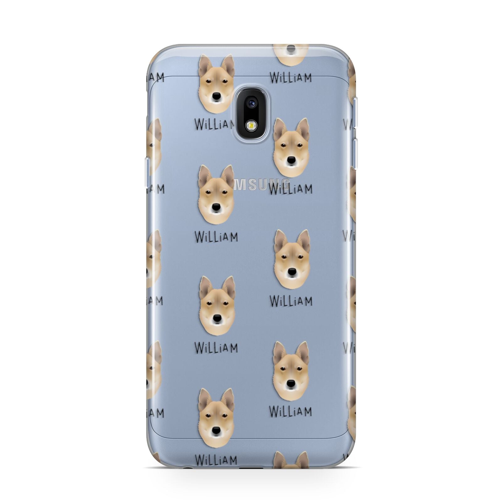 Korean Jindo Icon with Name Samsung Galaxy J3 2017 Case