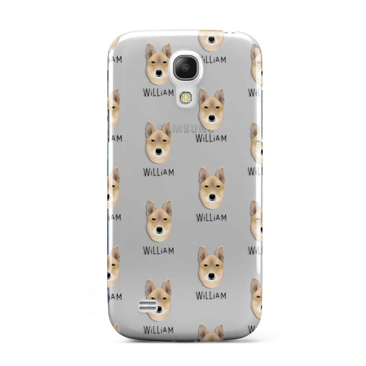 Korean Jindo Icon with Name Samsung Galaxy S4 Mini Case