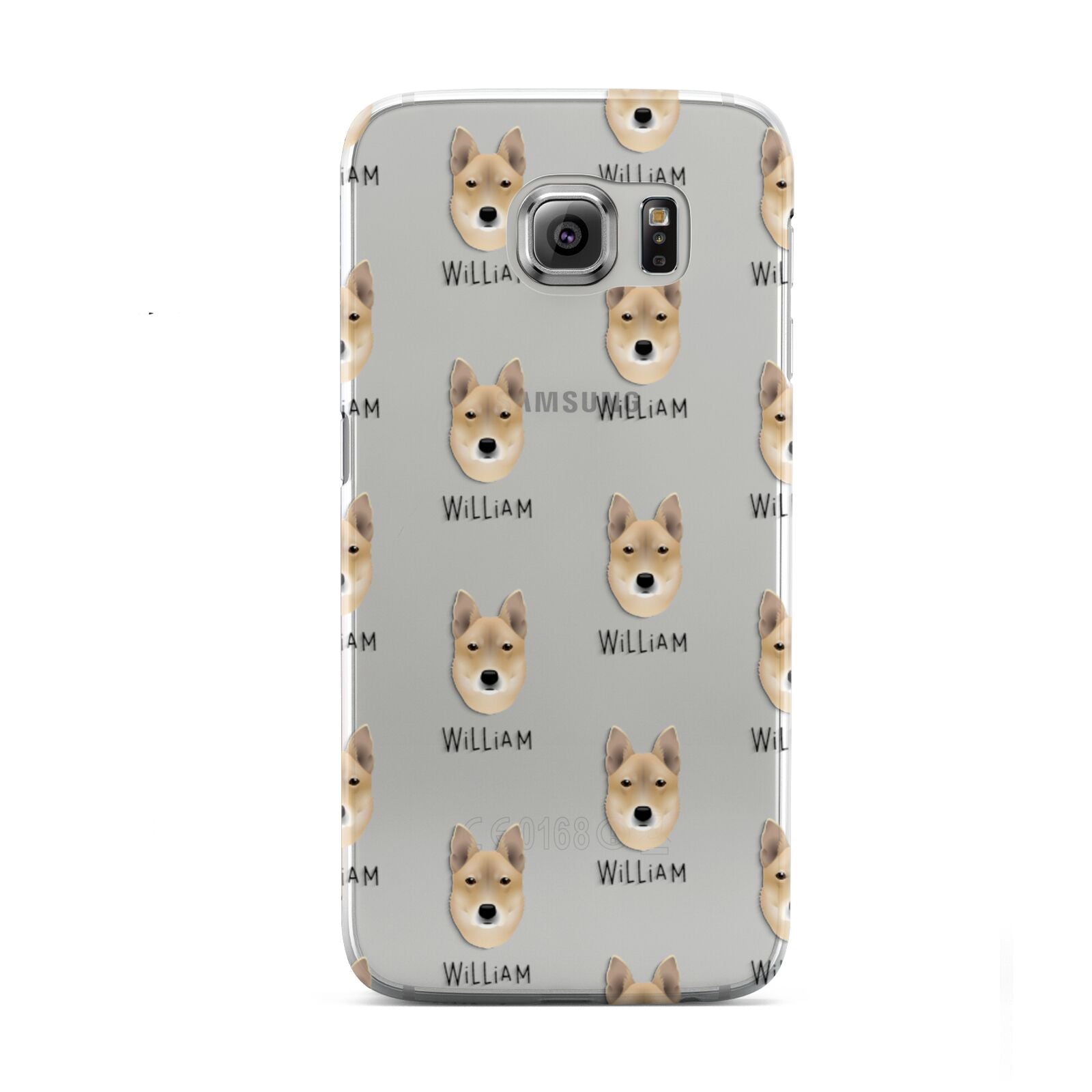 Korean Jindo Icon with Name Samsung Galaxy S6 Case