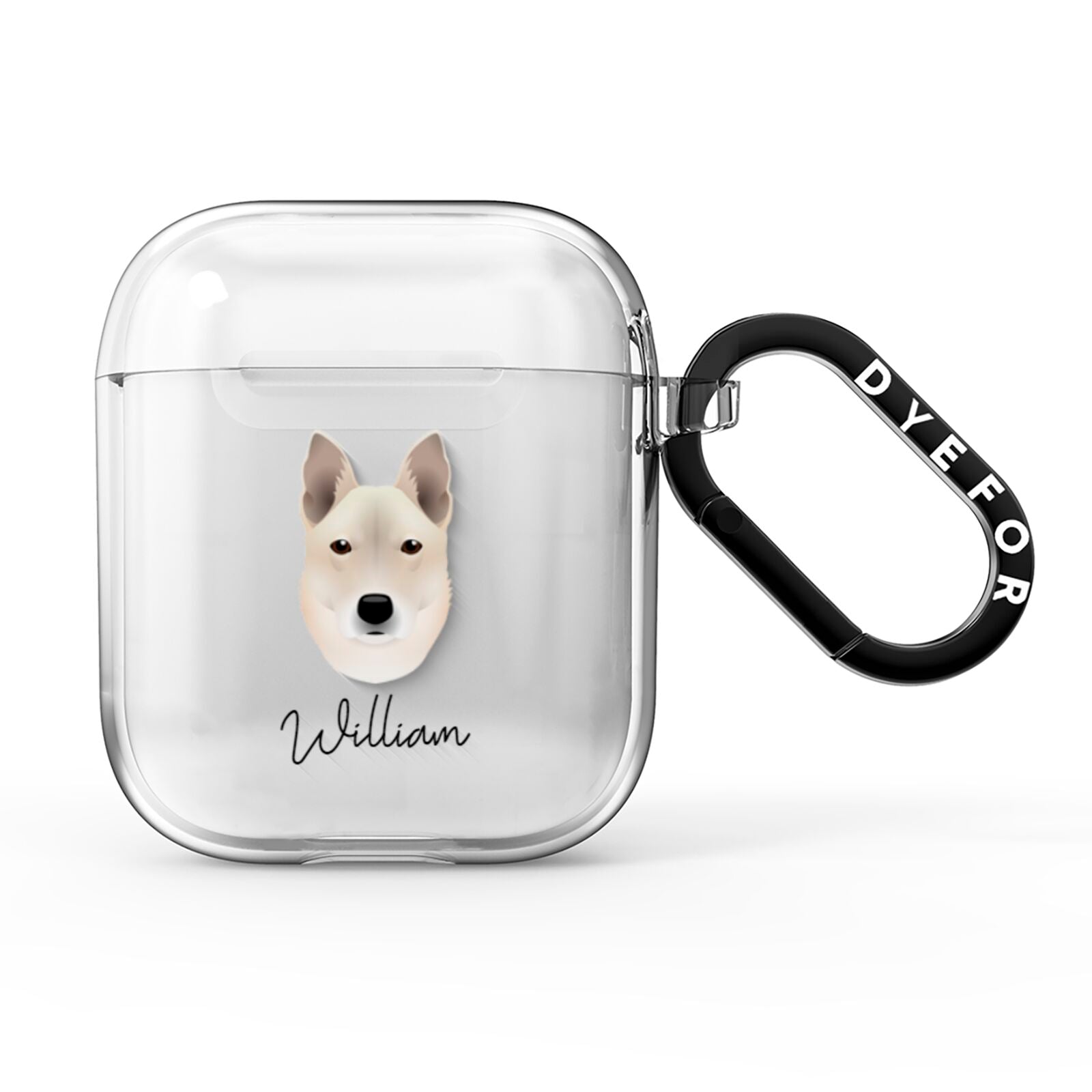 Korean Jindo Personalised AirPods Clear Case