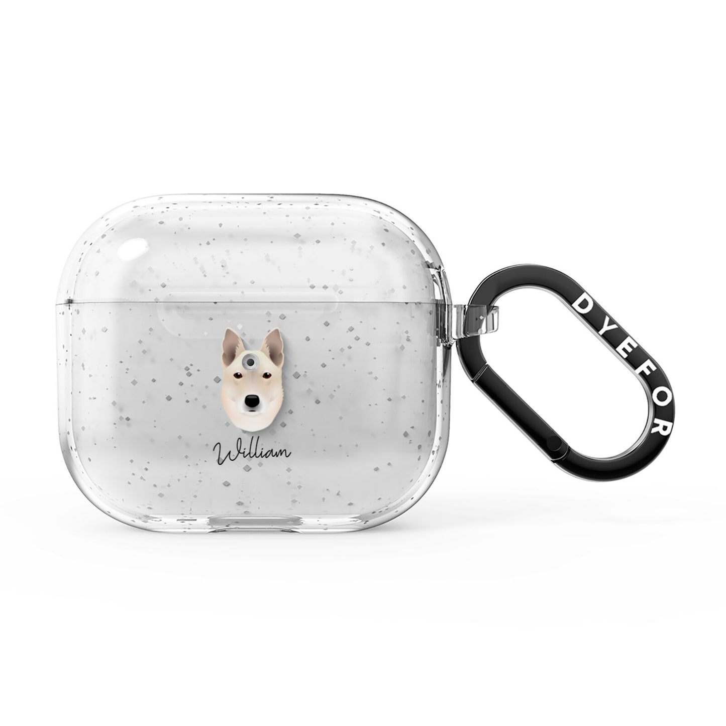 Korean Jindo Personalised AirPods Glitter Case 3rd Gen