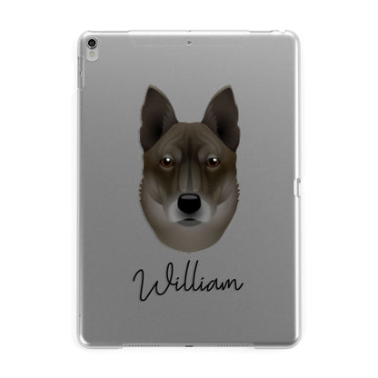 Korean Jindo Personalised Apple iPad Silver Case