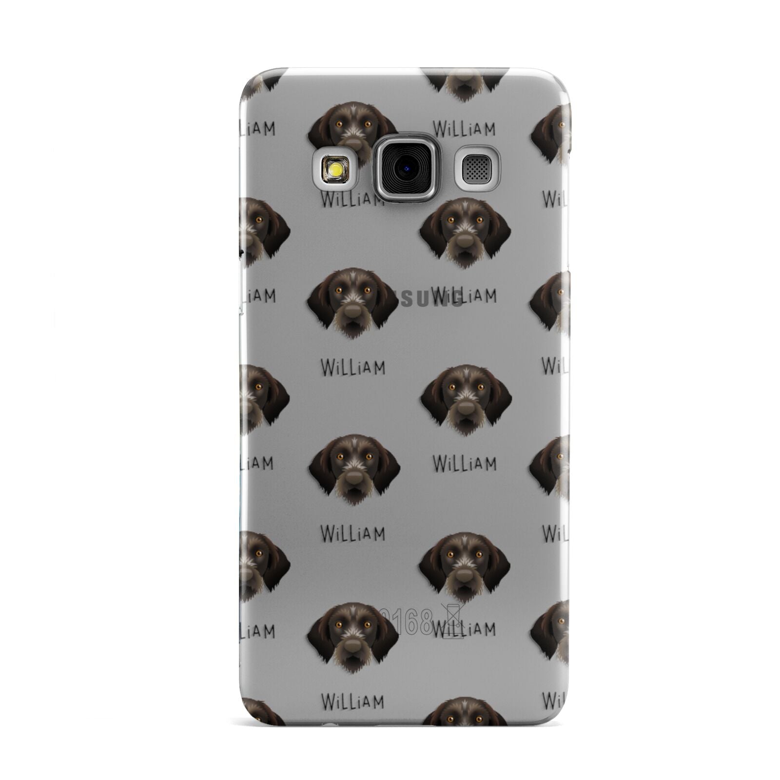 Korthals Griffon Icon with Name Samsung Galaxy A3 Case