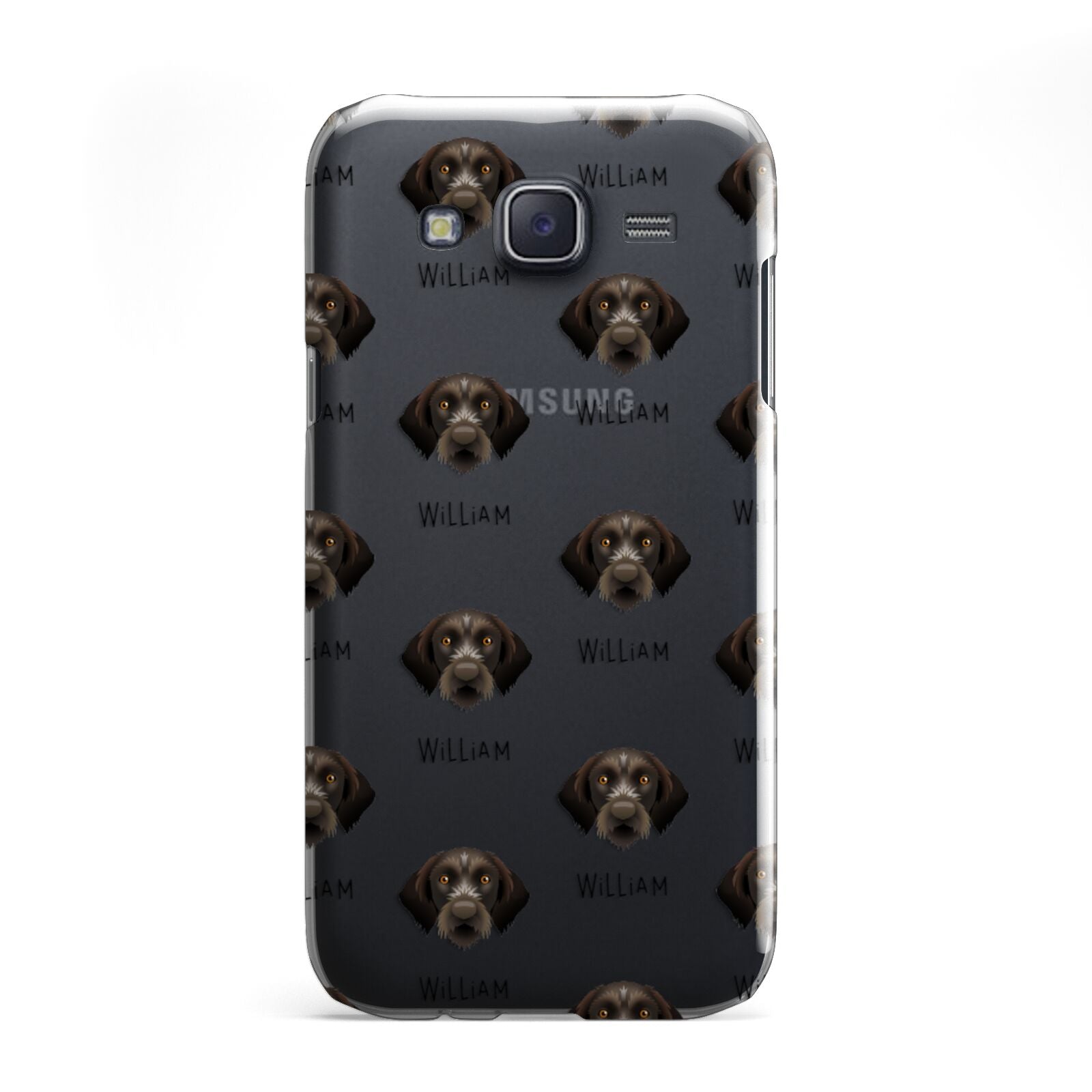 Korthals Griffon Icon with Name Samsung Galaxy J5 Case
