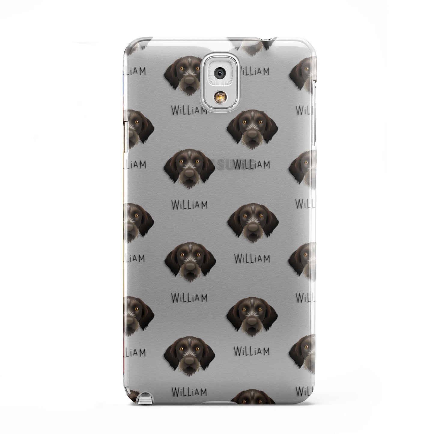 Korthals Griffon Icon with Name Samsung Galaxy Note 3 Case