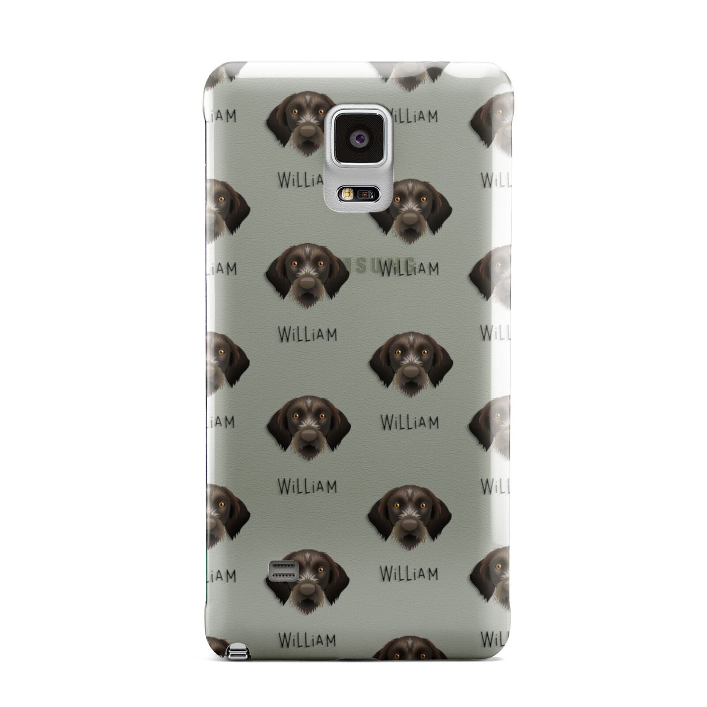 Korthals Griffon Icon with Name Samsung Galaxy Note 4 Case