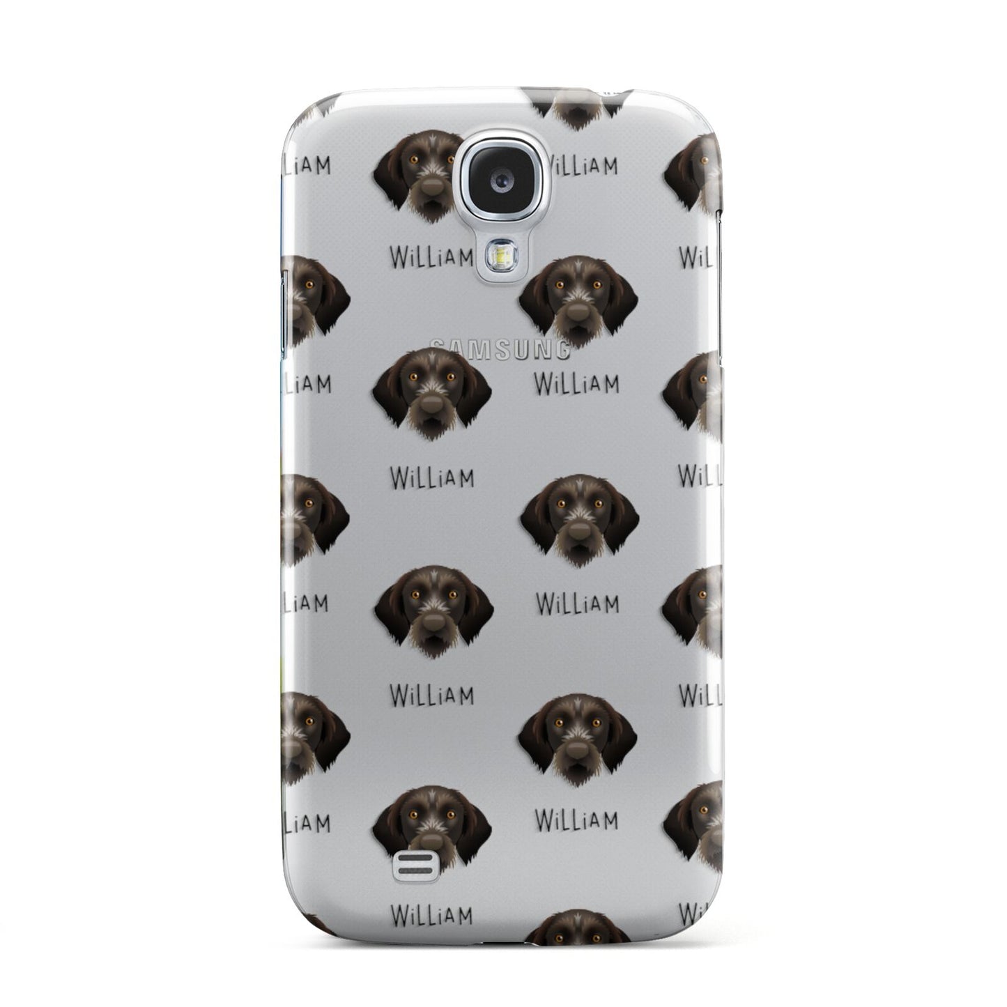 Korthals Griffon Icon with Name Samsung Galaxy S4 Case