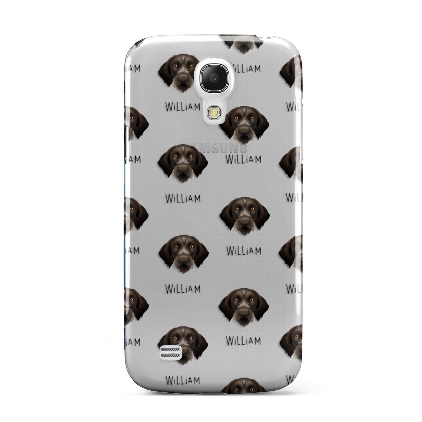 Korthals Griffon Icon with Name Samsung Galaxy S4 Mini Case