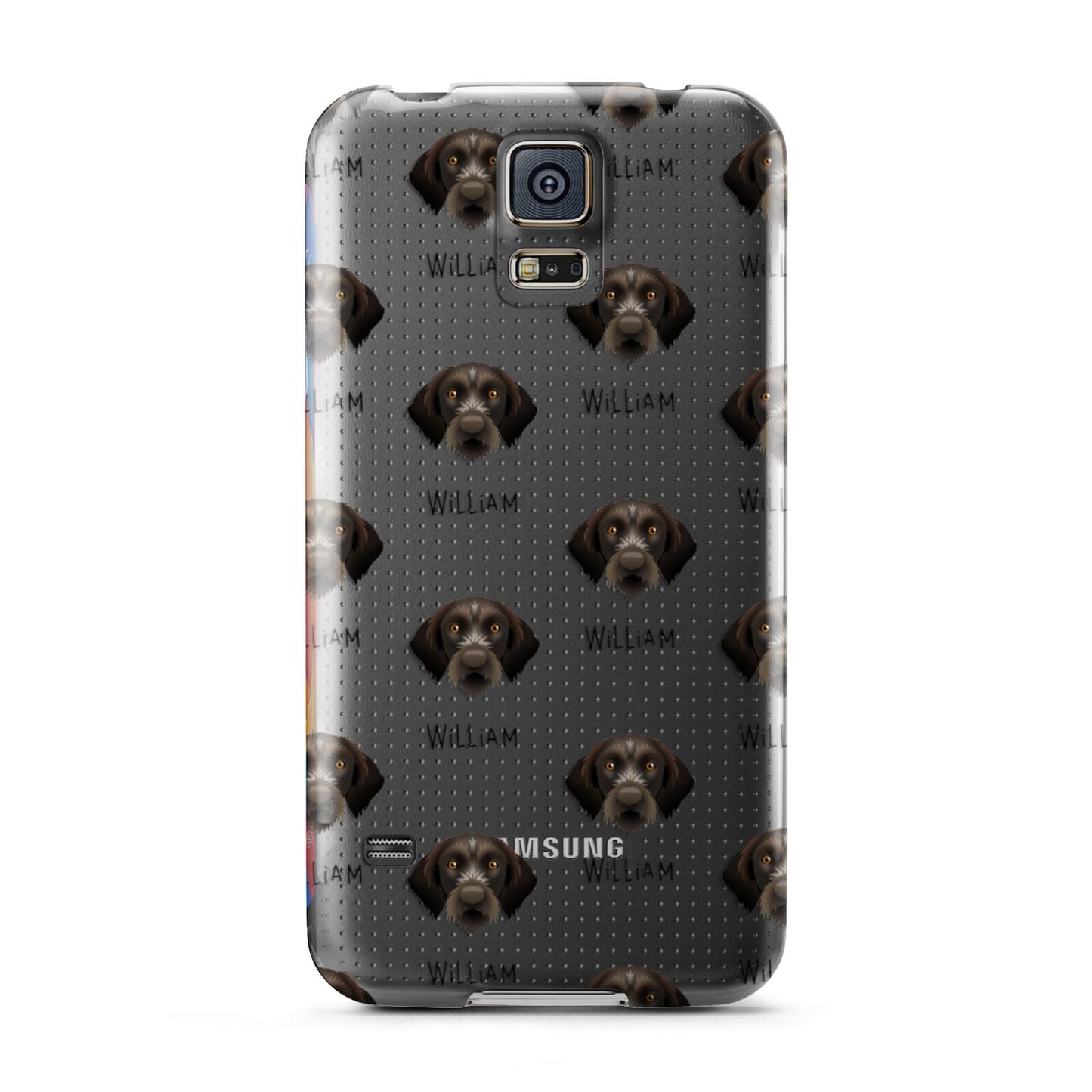 Korthals Griffon Icon with Name Samsung Galaxy S5 Case