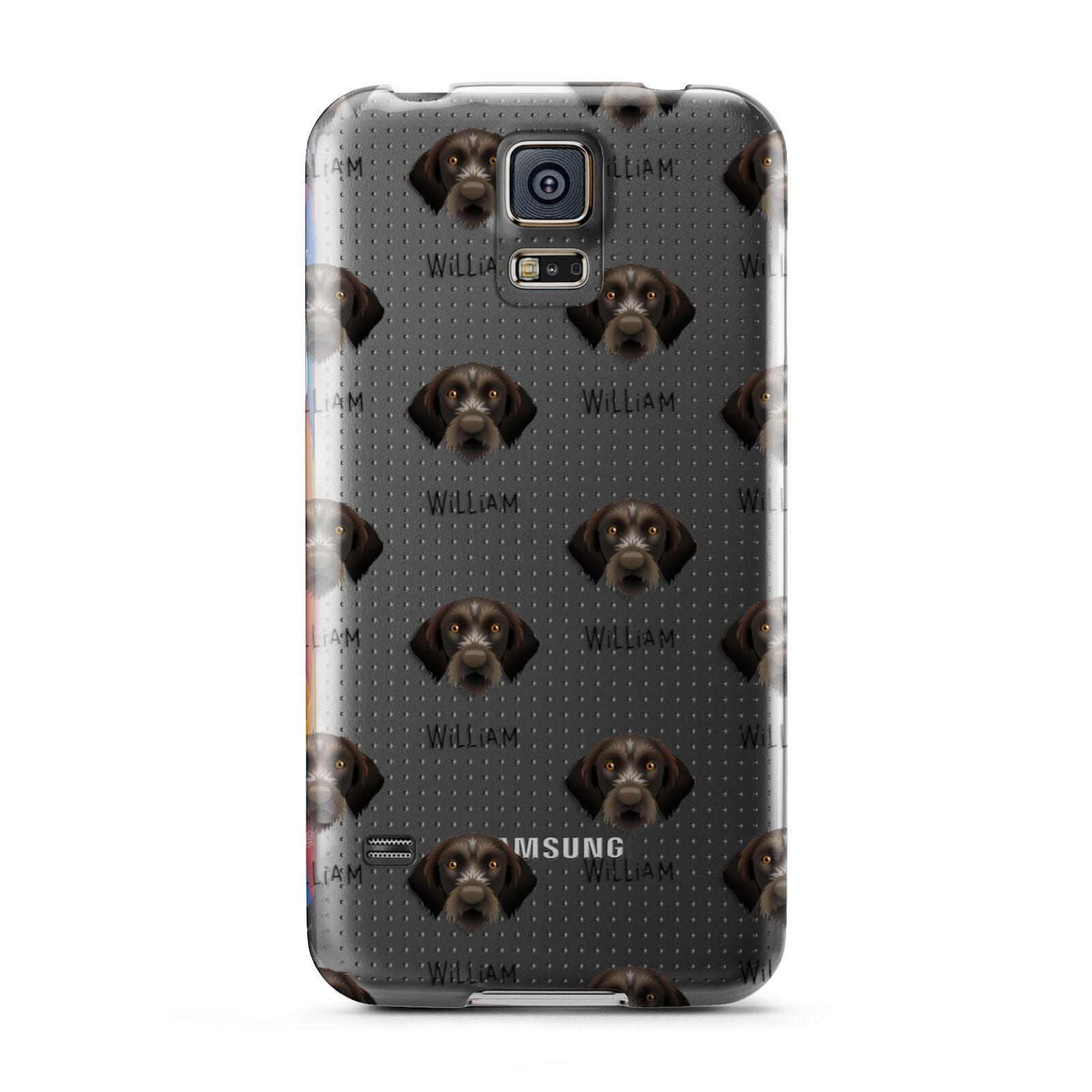 Korthals Griffon Icon with Name Samsung Galaxy S5 Case