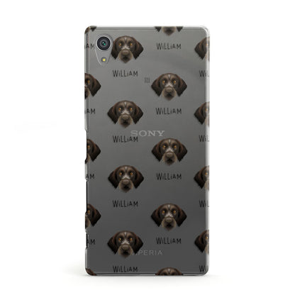 Korthals Griffon Icon with Name Sony Xperia Case