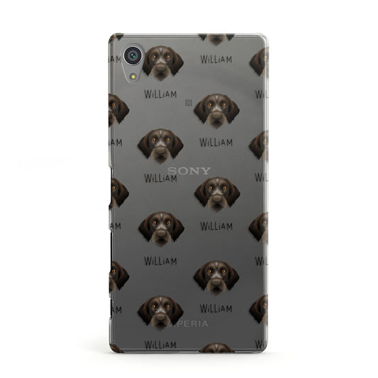 Korthals Griffon Icon with Name Sony Xperia Case