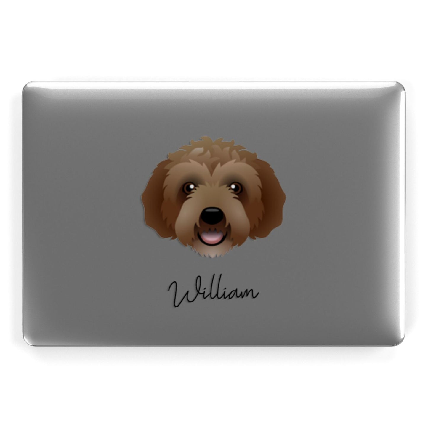 Labradoodle Personalised Apple MacBook Case