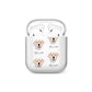 Labrador Retriever Icon with Name AirPods Case