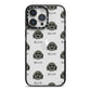Lachon Icon with Name iPhone 14 Pro Max Black Impact Case on Silver phone