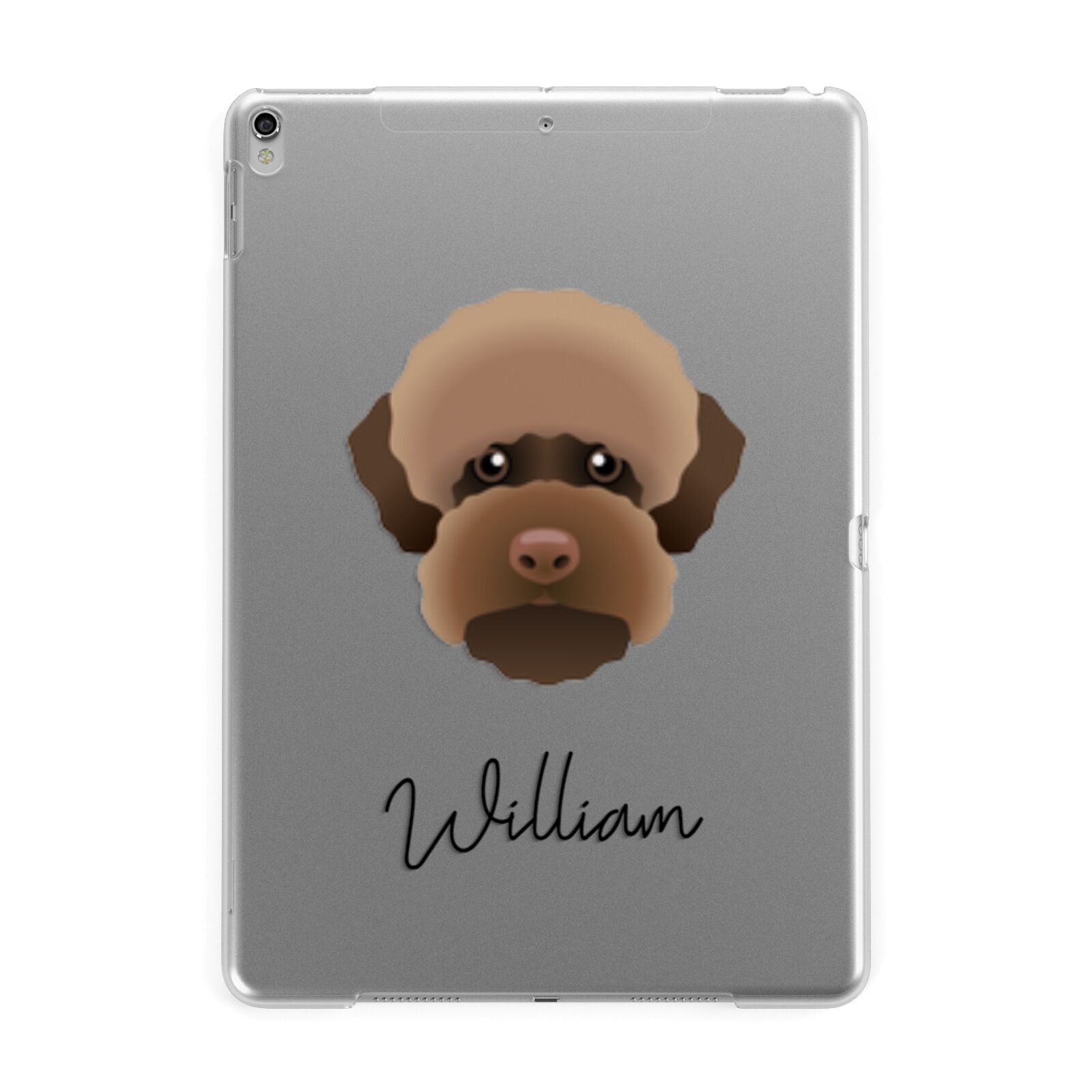 Lagotto Romagnolo Personalised Apple iPad Silver Case