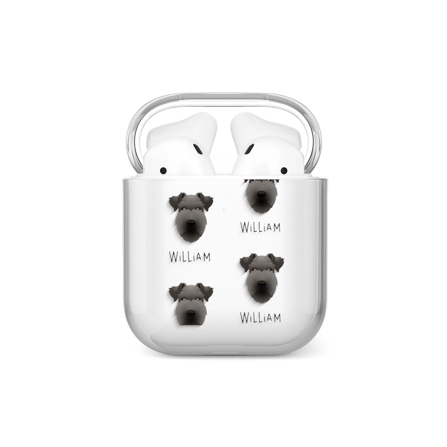 Lakeland Terrier Icon with Name AirPods Case