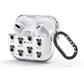 Lakeland Terrier Icon with Name AirPods Glitter Case 3rd Gen Side Image