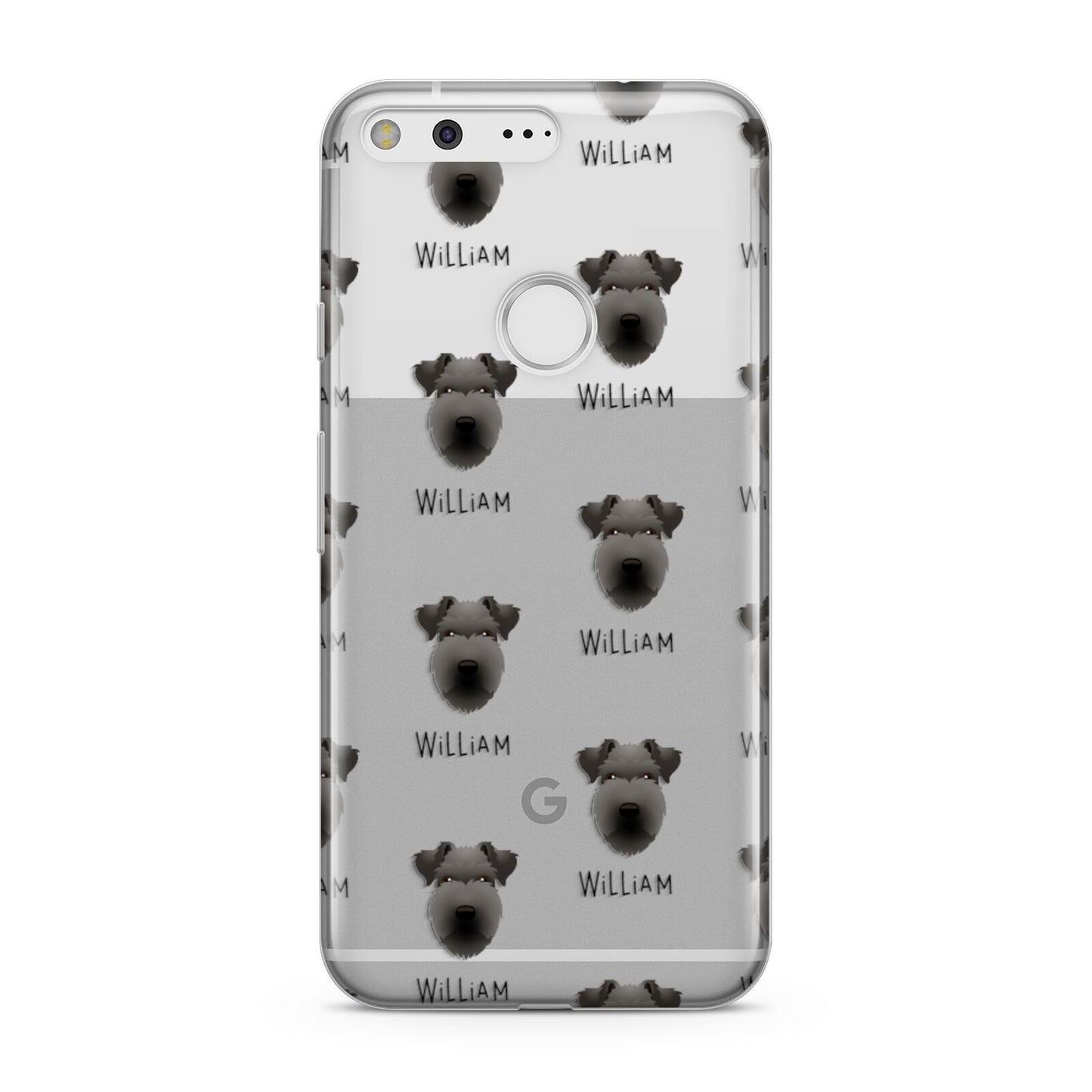 Lakeland Terrier Icon with Name Google Pixel Case