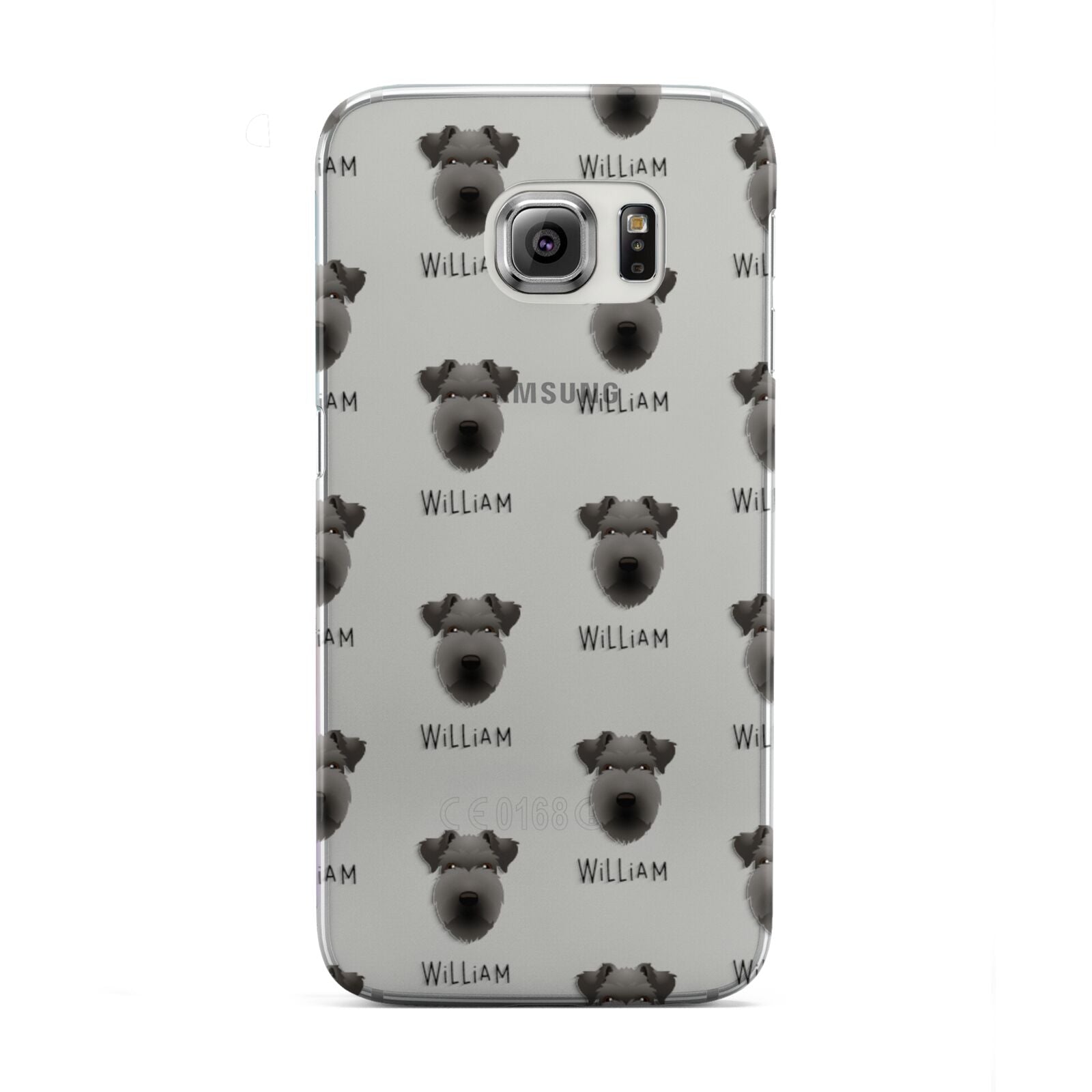 Lakeland Terrier Icon with Name Samsung Galaxy S6 Edge Case