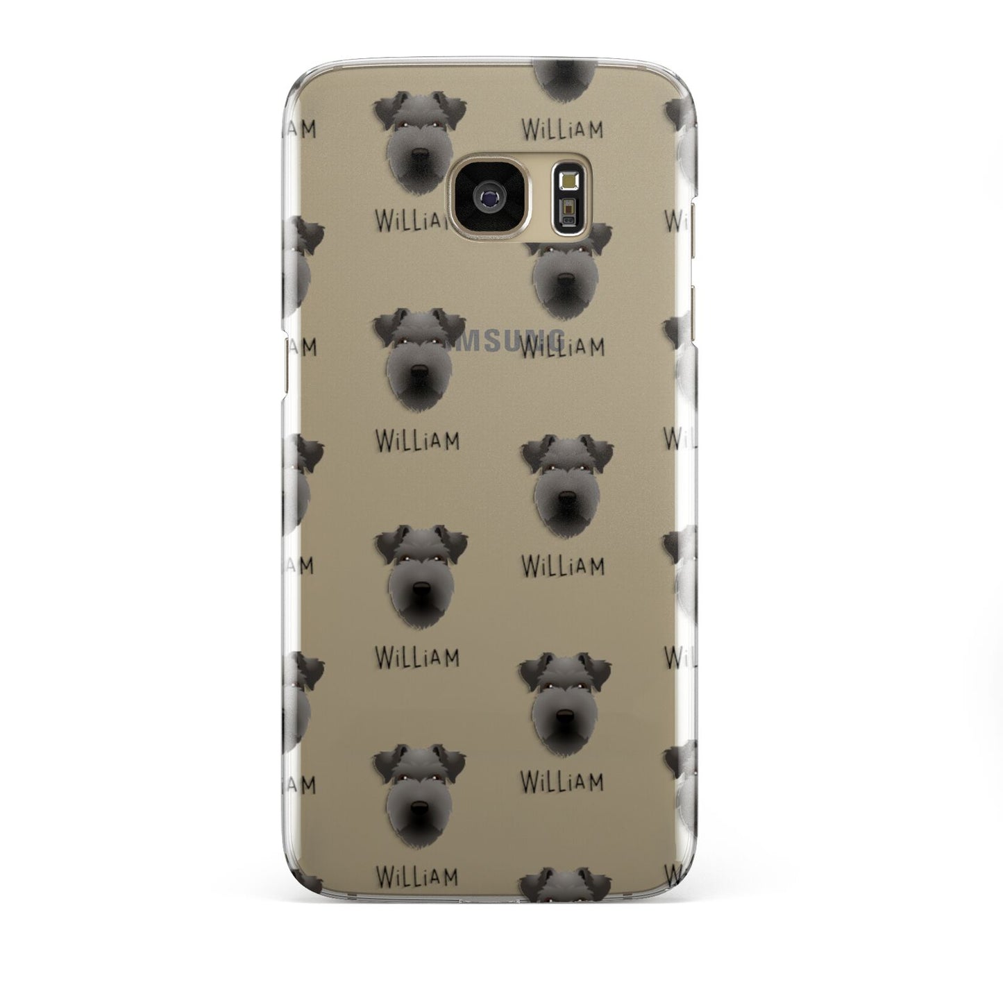 Lakeland Terrier Icon with Name Samsung Galaxy S7 Edge Case