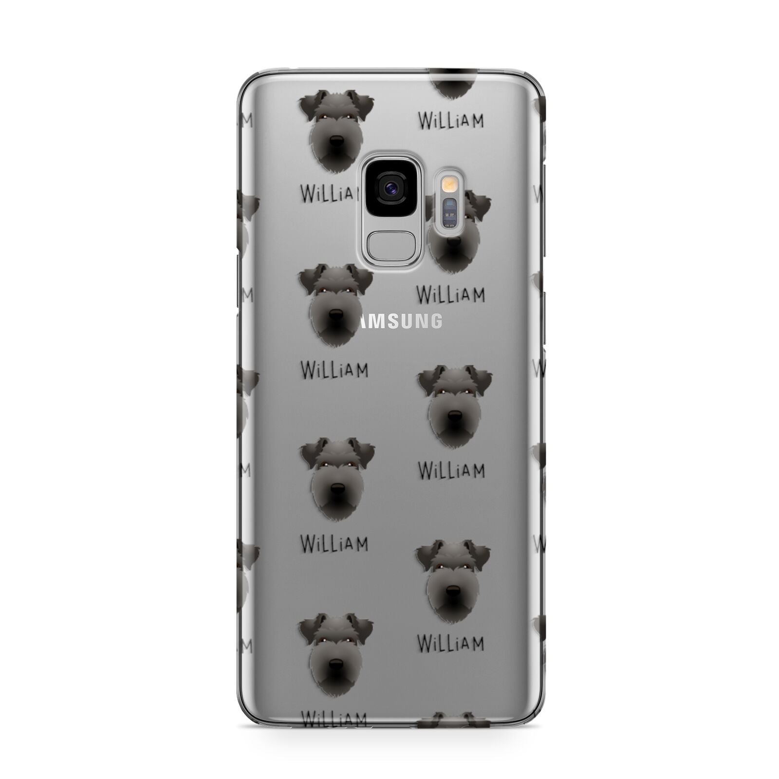 Lakeland Terrier Icon with Name Samsung Galaxy S9 Case