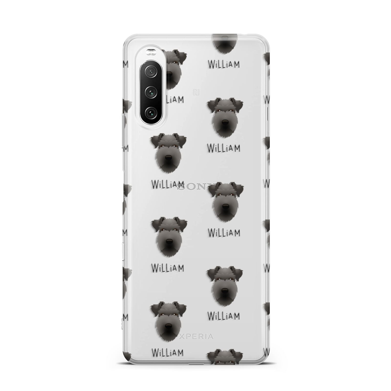 Lakeland Terrier Icon with Name Sony Xperia 10 III Case