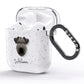 Lakeland Terrier Personalised AirPods Glitter Case Side Image