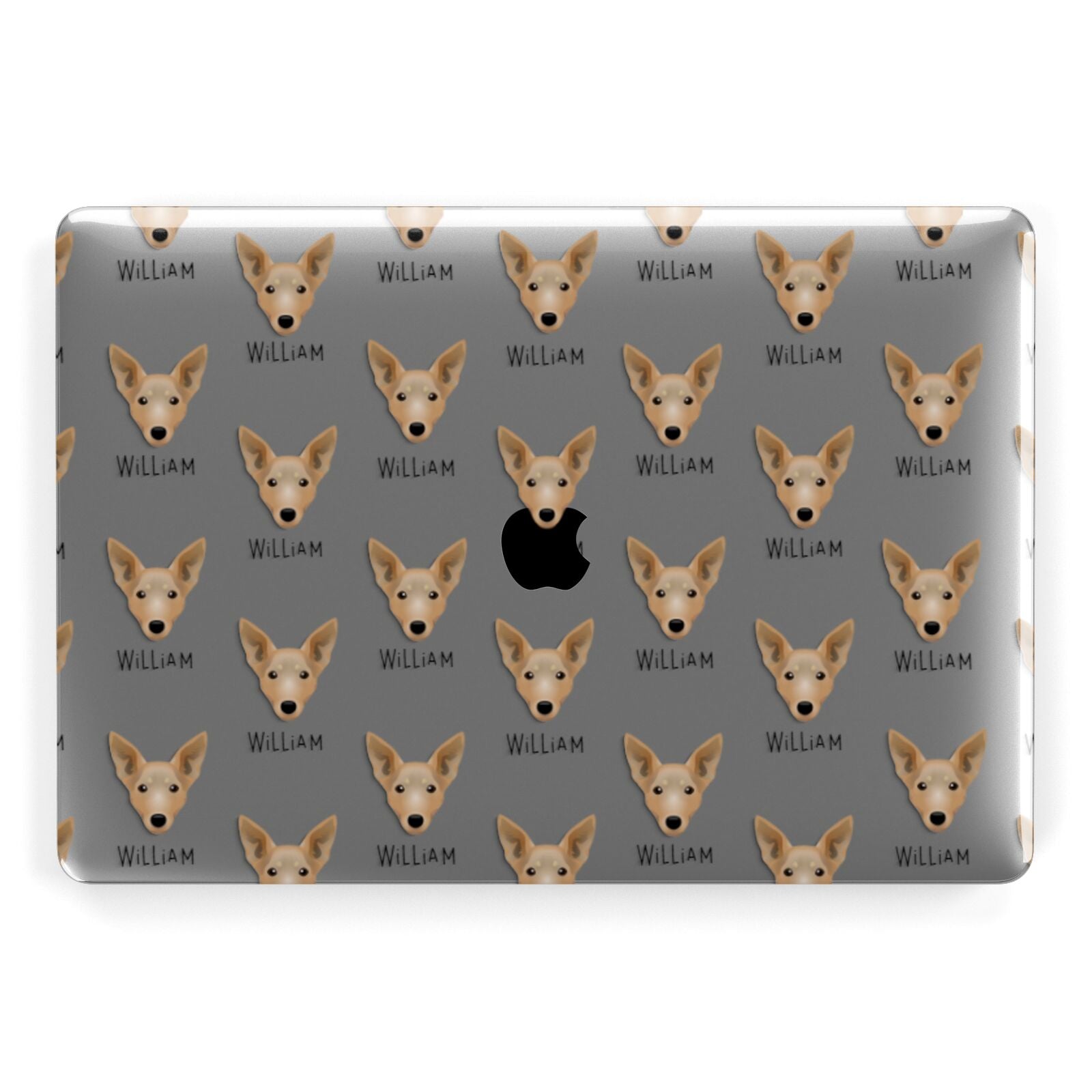 Lancashire Heeler Icon with Name Apple MacBook Case