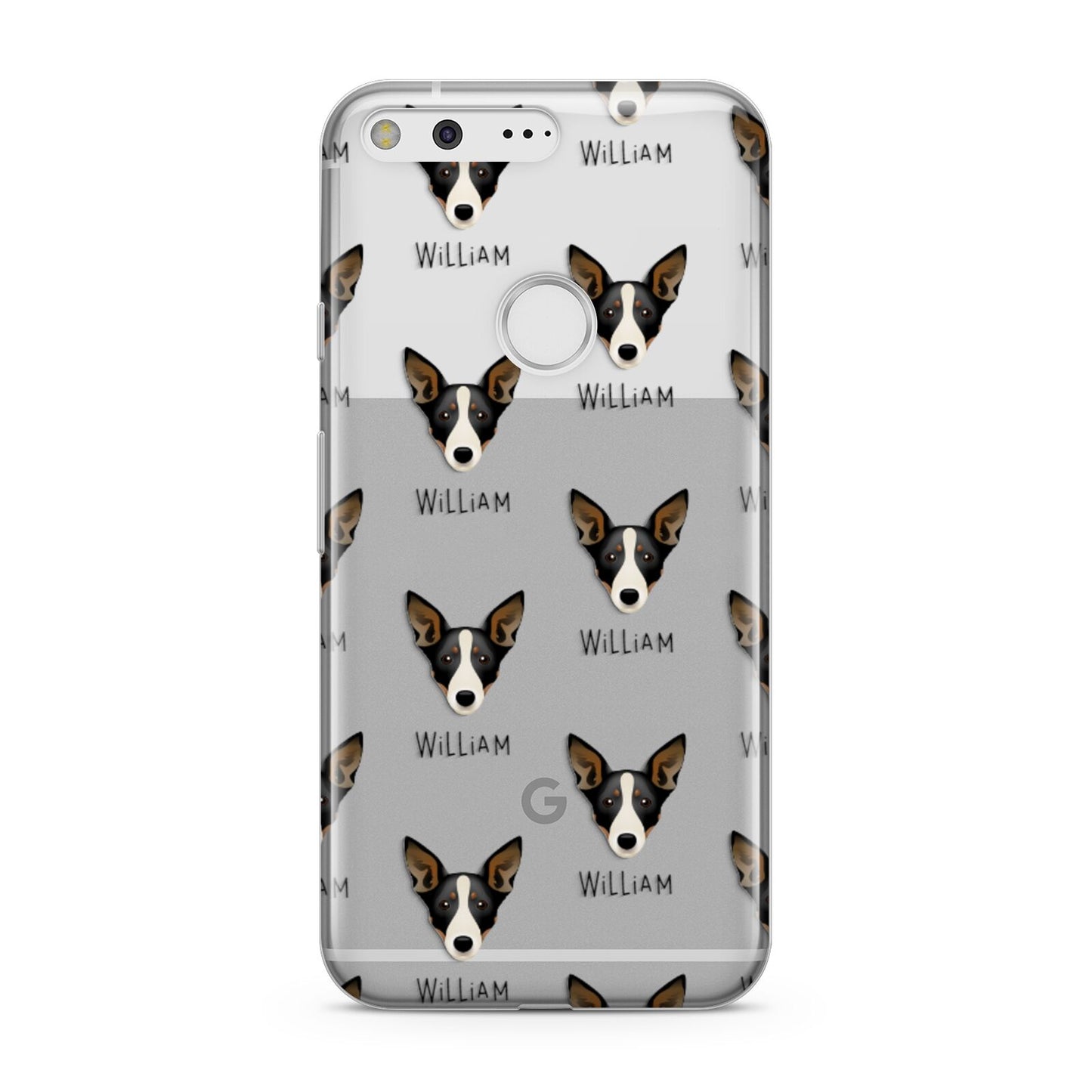 Lancashire Heeler Icon with Name Google Pixel Case