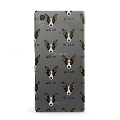 Lancashire Heeler Icon with Name Sony Xperia Case