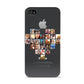 Large Heart Photo Montage Upload Apple iPhone 4s Case