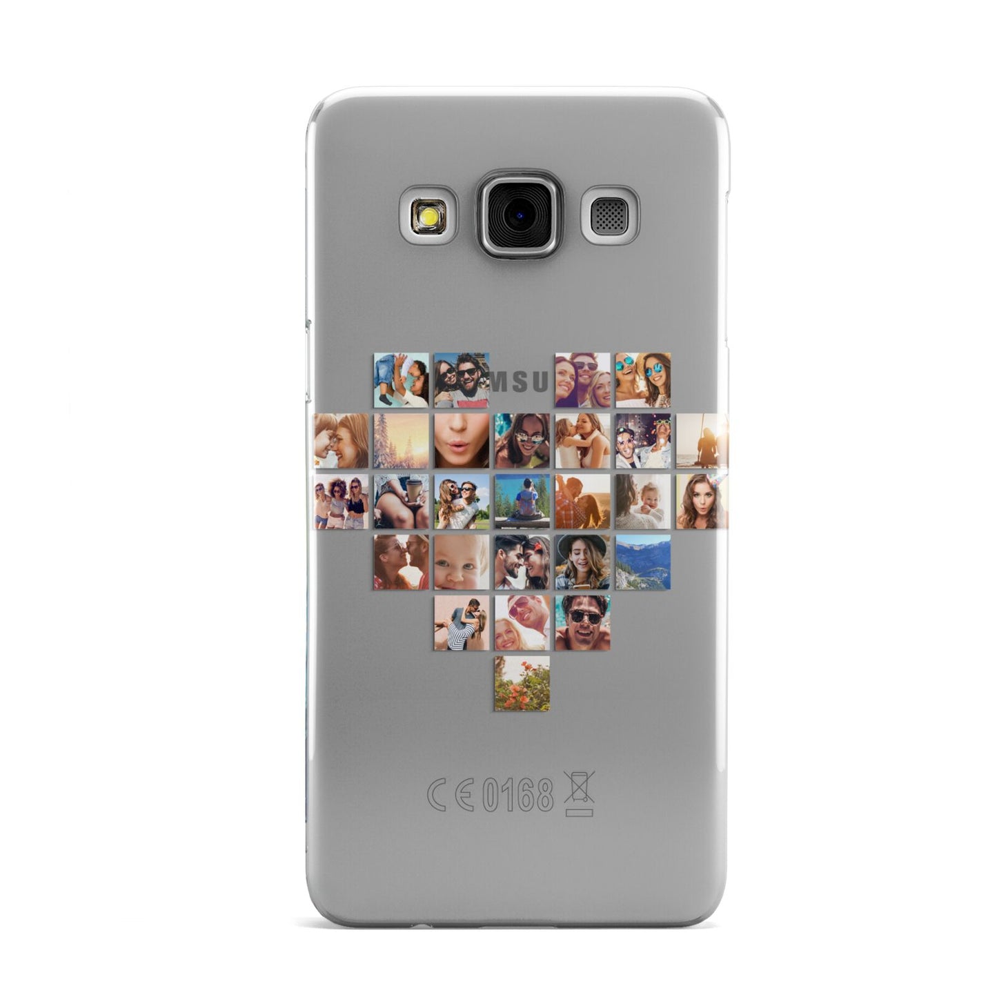 Large Heart Photo Montage Upload Samsung Galaxy A3 Case