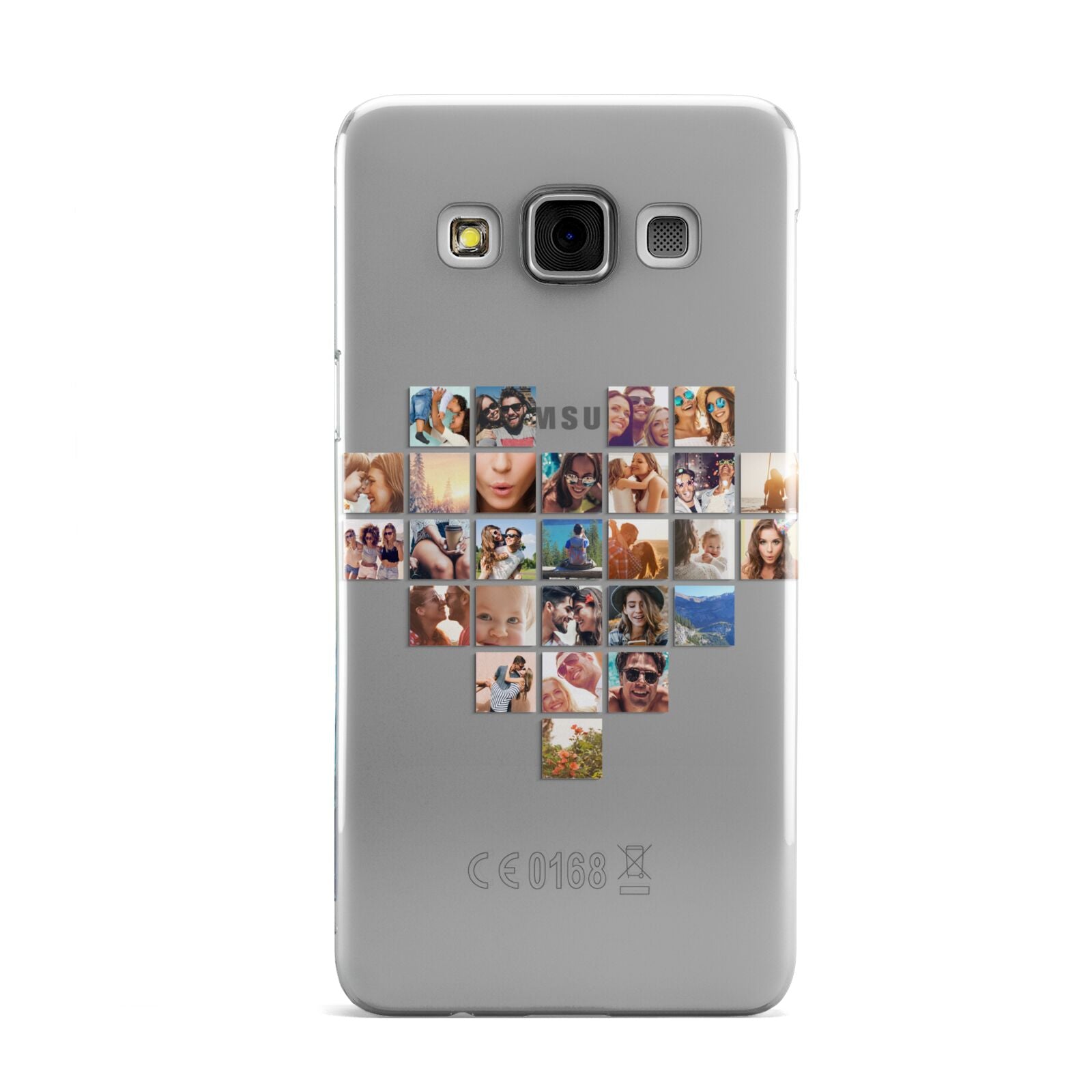 Large Heart Photo Montage Upload Samsung Galaxy A3 Case