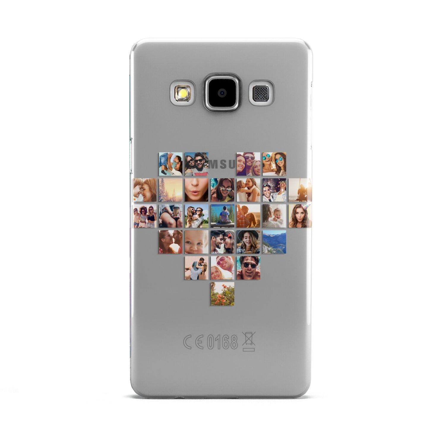 Large Heart Photo Montage Upload Samsung Galaxy A5 Case