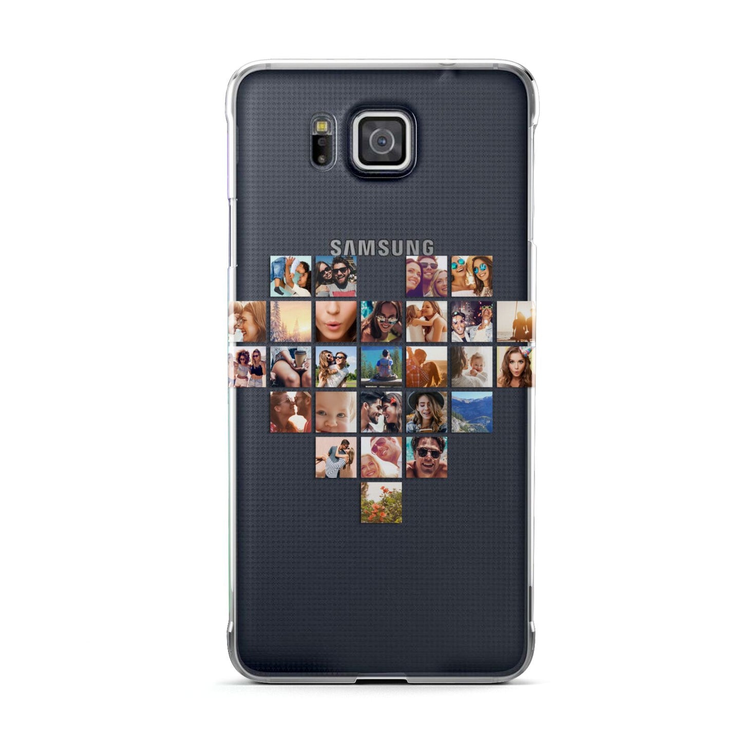 Large Heart Photo Montage Upload Samsung Galaxy Alpha Case