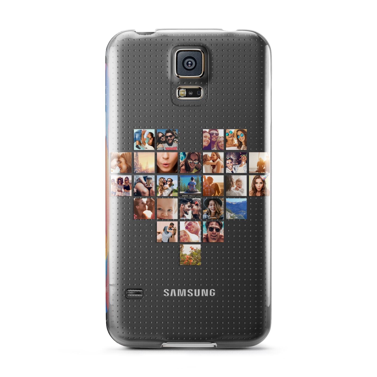 Large Heart Photo Montage Upload Samsung Galaxy S5 Case