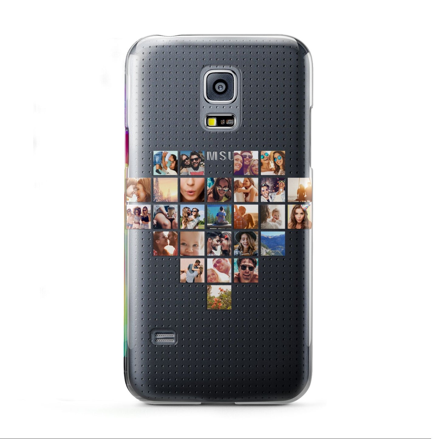 Large Heart Photo Montage Upload Samsung Galaxy S5 Mini Case