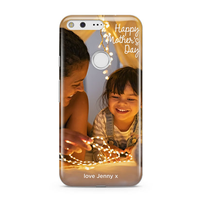 Large Mothers Day Photo with Name Google Pixel Case