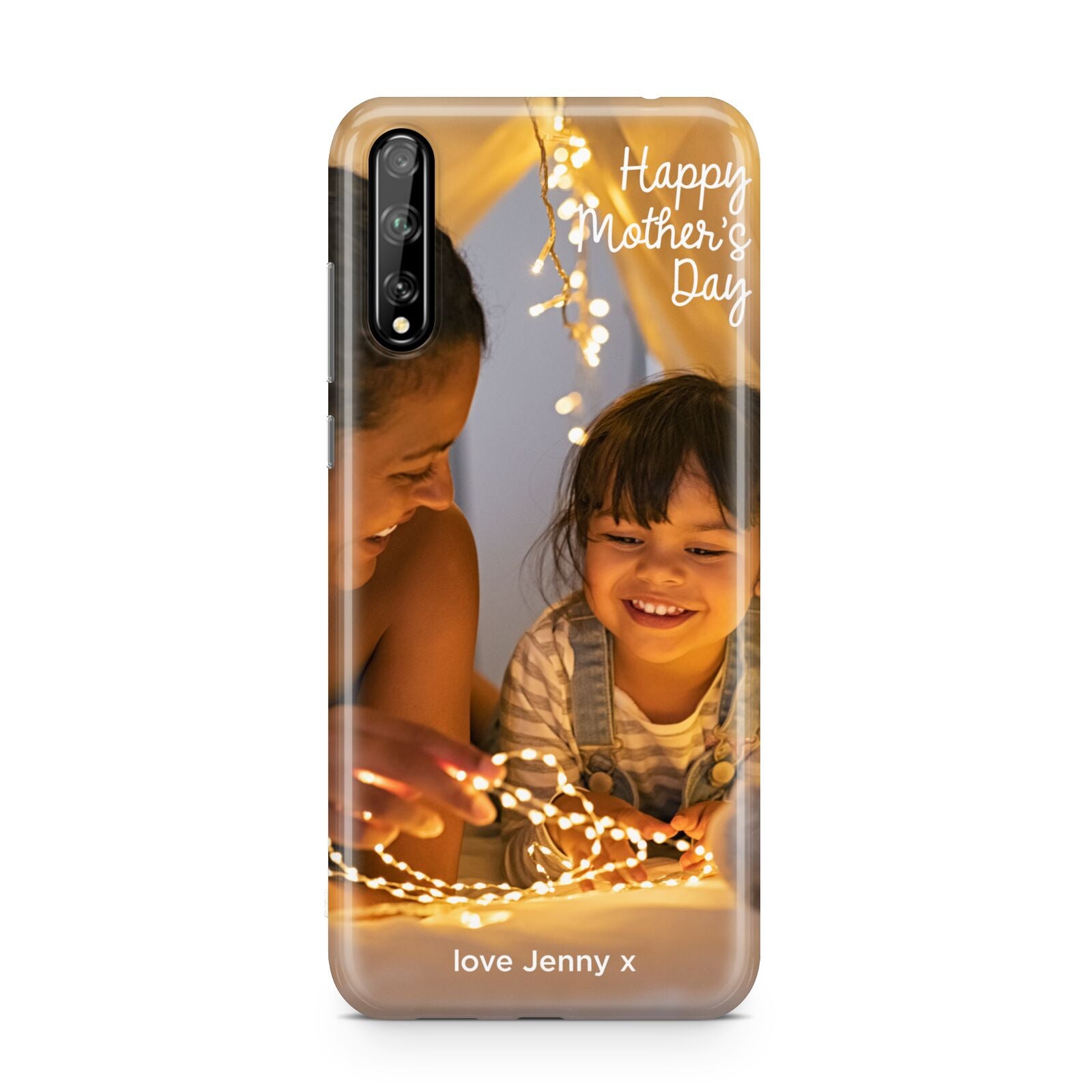 Large Mothers Day Photo with Name Huawei Enjoy 10s Phone Case