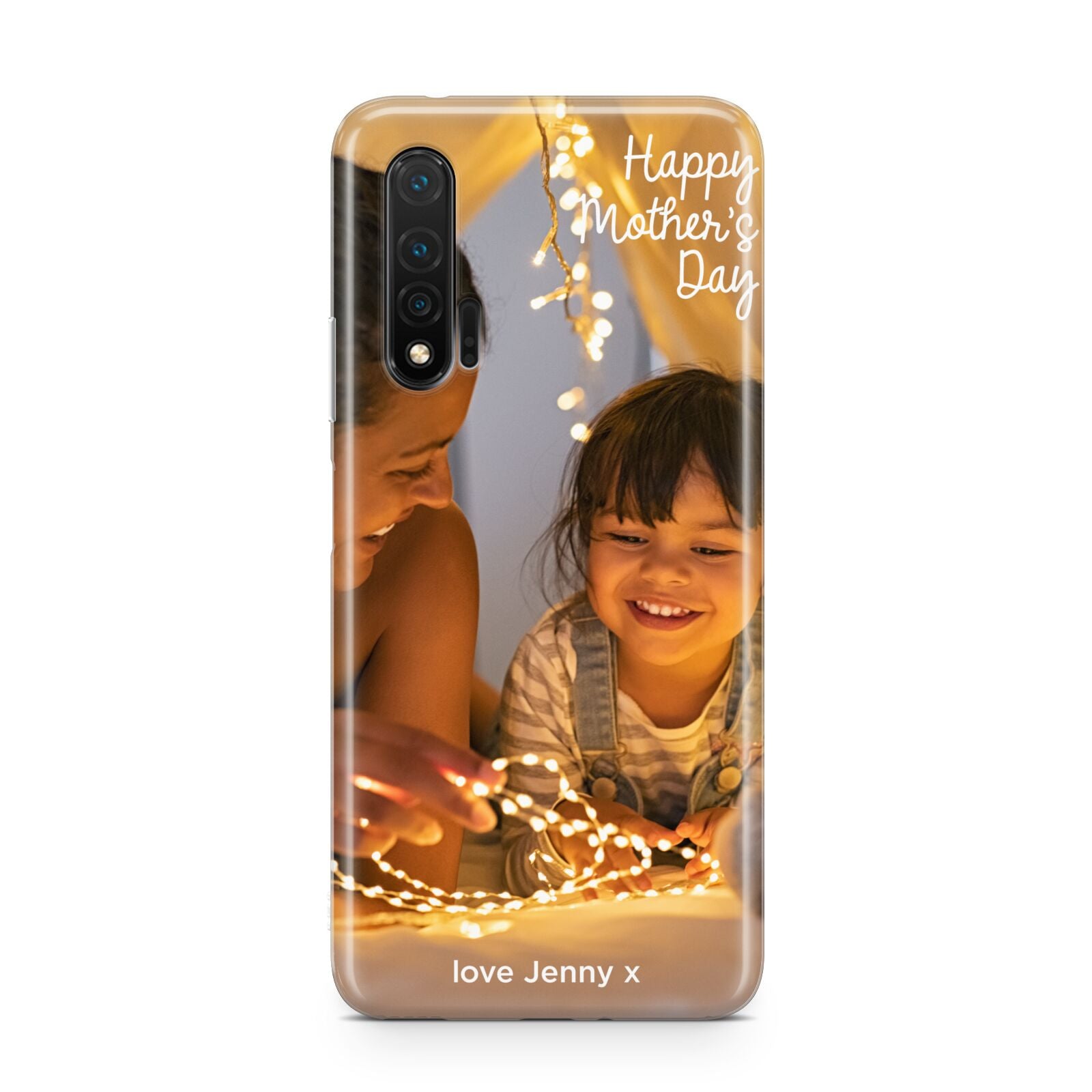 Large Mothers Day Photo with Name Huawei Nova 6 Phone Case