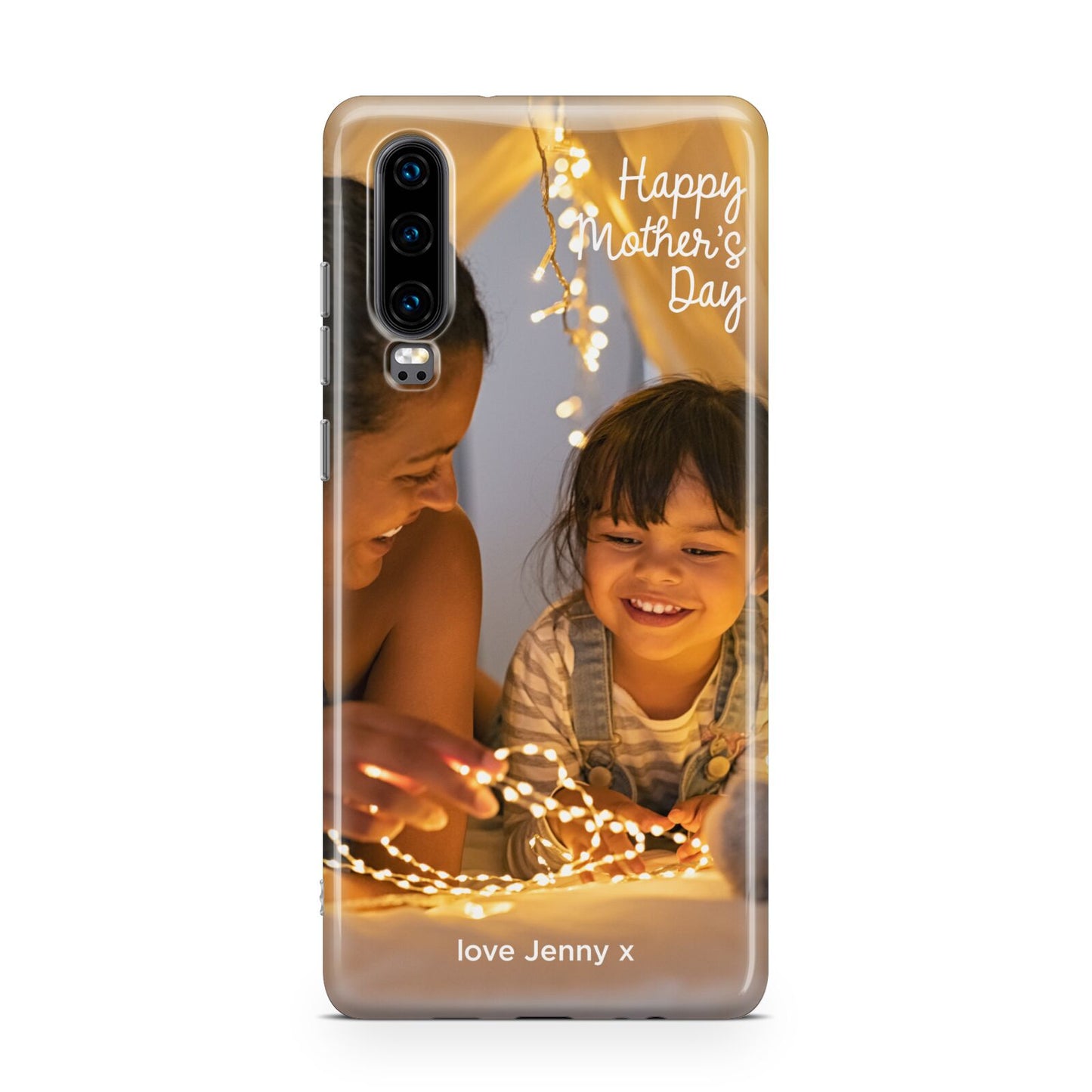 Large Mothers Day Photo with Name Huawei P30 Phone Case