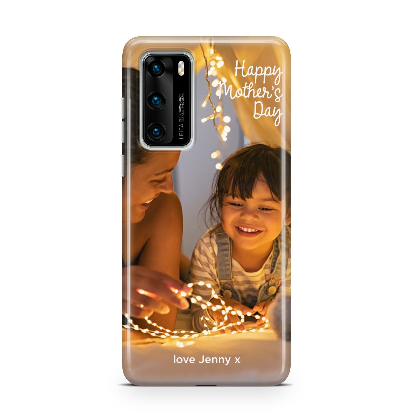 Large Mothers Day Photo with Name Huawei P40 Phone Case