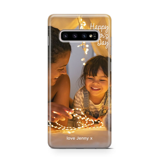 Large Mothers Day Photo with Name Protective Samsung Galaxy Case