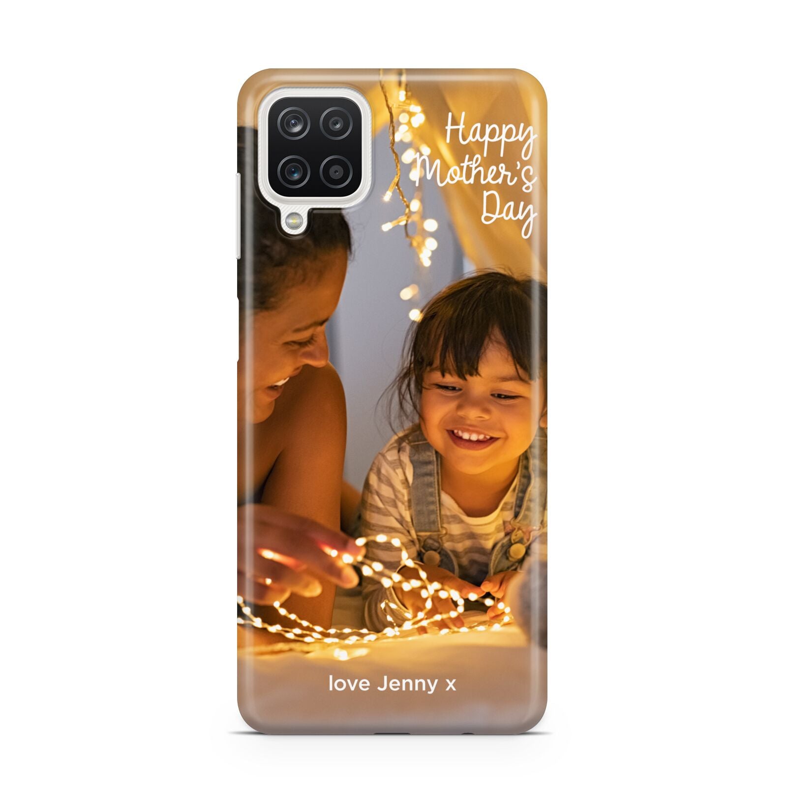 Large Mothers Day Photo with Name Samsung A12 Case