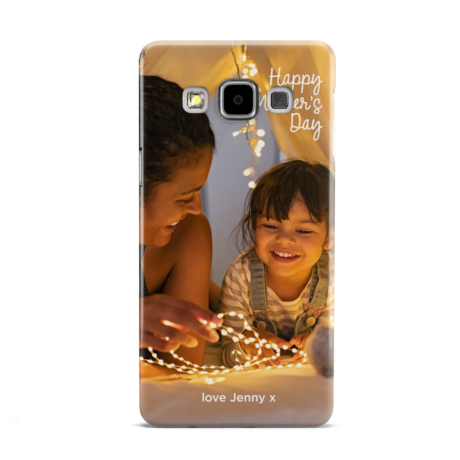 Large Mothers Day Photo with Name Samsung Galaxy A5 Case