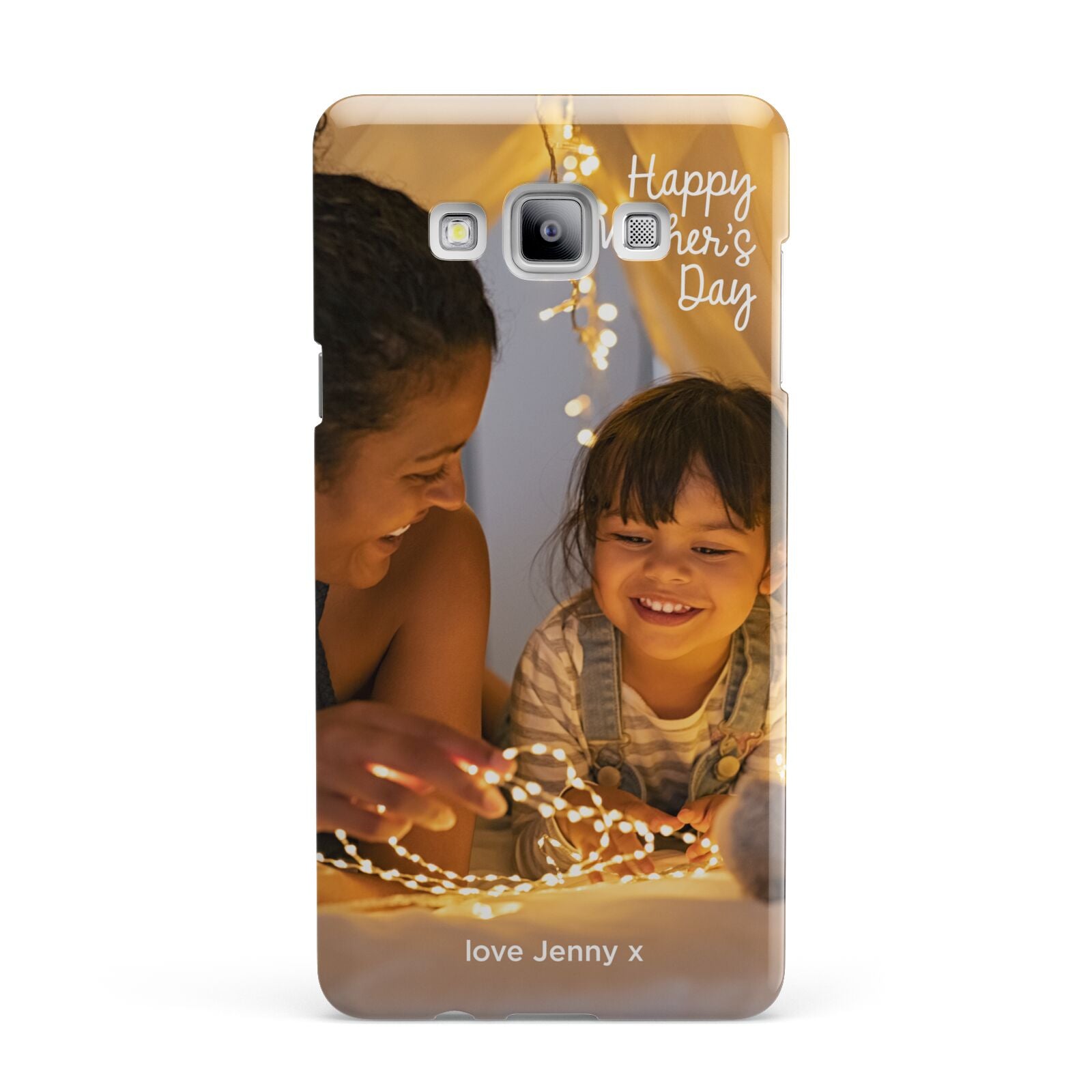 Large Mothers Day Photo with Name Samsung Galaxy A7 2015 Case